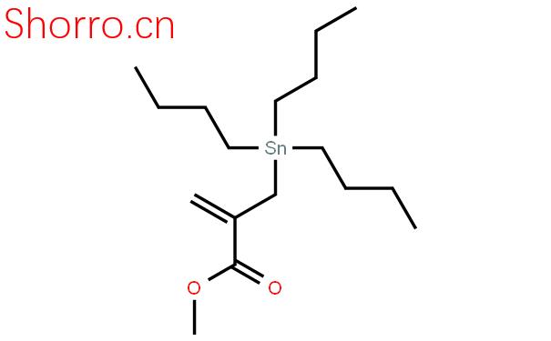 2-[(三丁基錫烷基)甲基]-2-丙烯酸甲酯結構式圖片|132841-83-9結構式圖片
