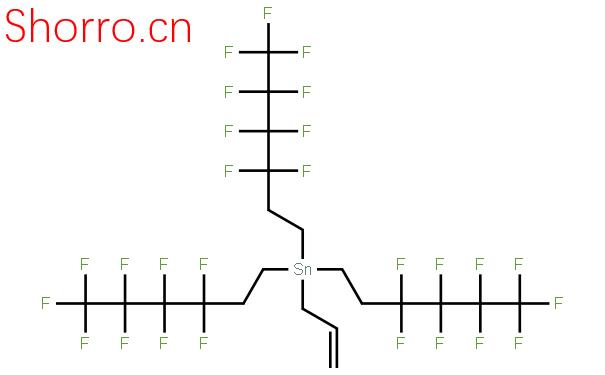 烯丙基三(3,3,4,4,5,5,6,6,6-九氟己基)錫烷結構式圖片|215186-99-5結構式圖片