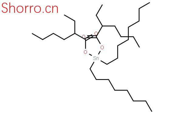 2-乙基-己酸 1,1'-(二辛基錫烷亞基)酯結(jié)構(gòu)式圖片|24577-34-2結(jié)構(gòu)式圖片