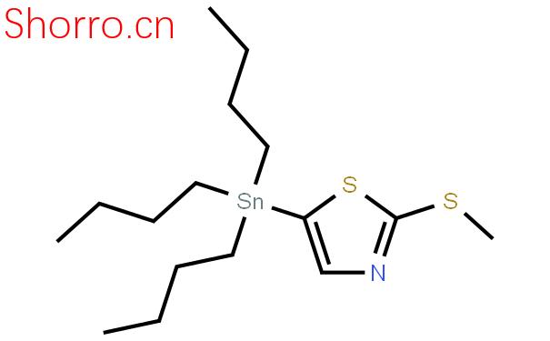 157025-34-8_5-(三正丁基錫)-2-(甲硫基)噻唑