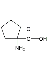 1-氨基-1-環(huán)戊羧酸結(jié)構式